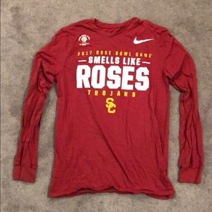 NIKE USC 2017 Rose Bowl Game Long-Sleeve T-Shirt